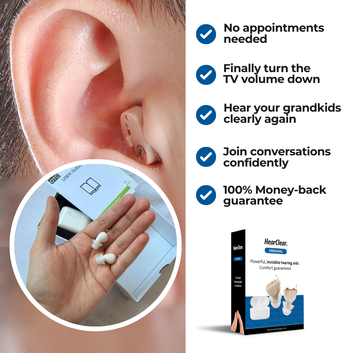 LISTN Invisible OTC Hearing Aids™