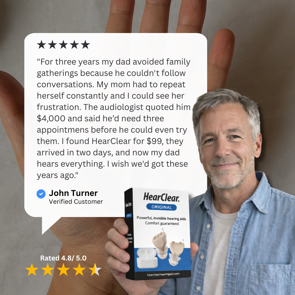 LISTN Invisible OTC Hearing Aids™