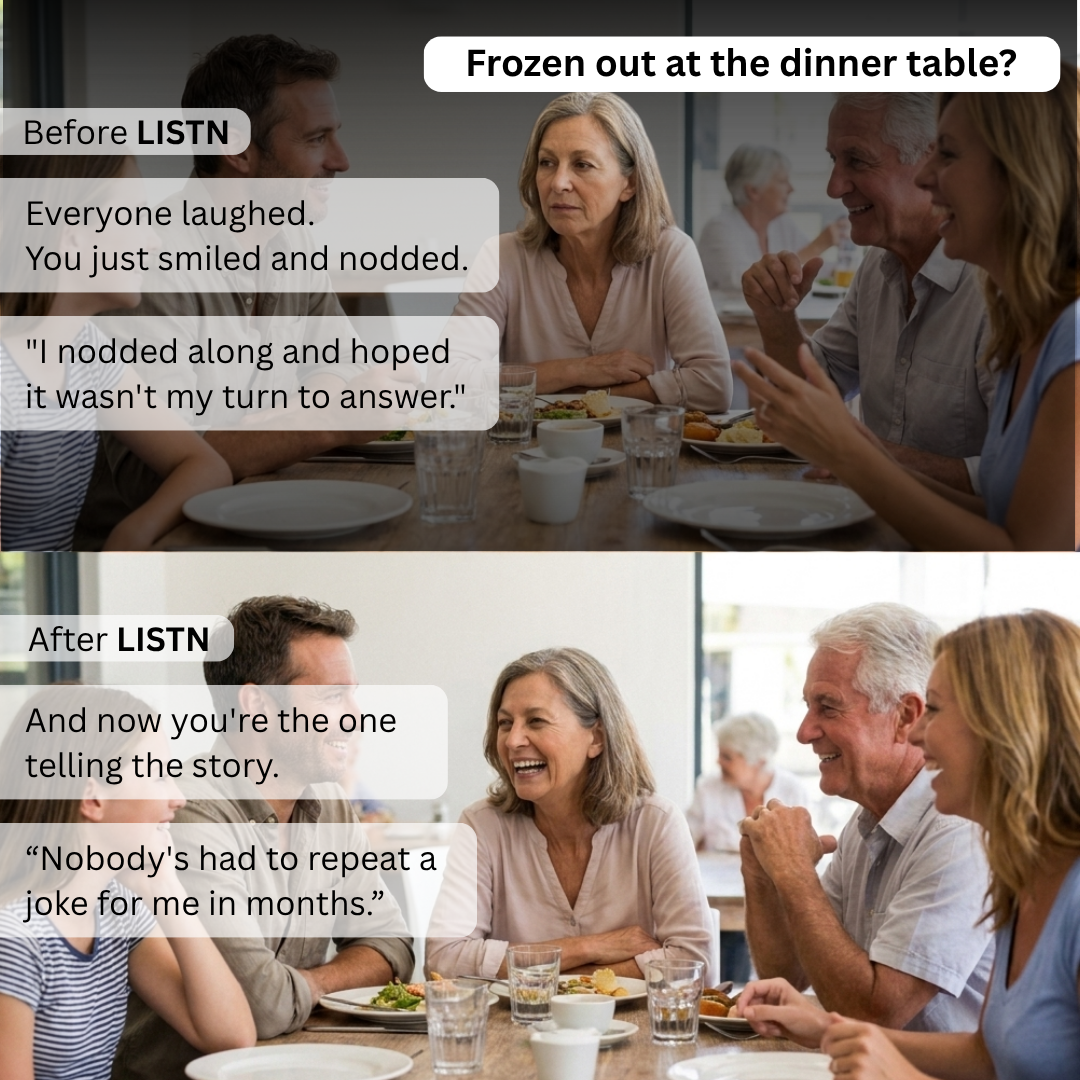 Stop asking people to repeat themselves