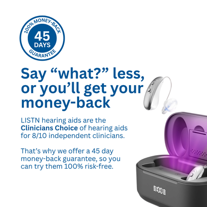 Hear across the whole room. Not just the person next to you.